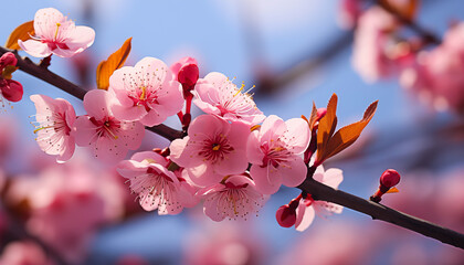Photo of cherry blossoms in spring