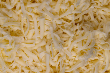 grated cheese in large quantities at home