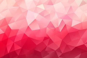 Obraz premium Abstract triangular red pink mosaic tile wallpaper wall or floor texture with geometric triangles background banner, seamless pattern