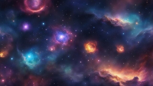 space galaxy background 15  A space scene with a deep space nebulae in the center. The image shows a dark and starry background 