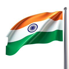 Indian flag waving