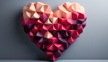 Soft Pop, squishy hart with soft color combinations. 3D cartooning and squishy appearances.