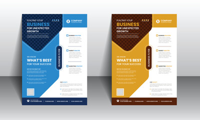 Flyer design for business, Travel, Education and home sale etc. Brochure in A4 size with colorful design.