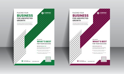 Flyer design for business, Travel, Education and home sale etc. Brochure in A4 size with colorful design.