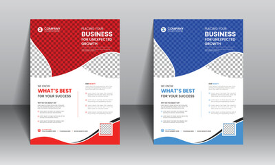 Flyer design for business, Travel, Education and home sale etc. Brochure in A4 size with colorful design.