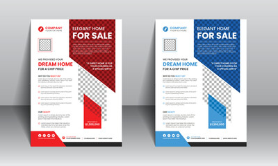 Flyer design for business, Travel, Education and home sale etc. Brochure in A4 size with colorful design.