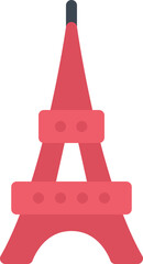 design vector image icons eiffel tower
