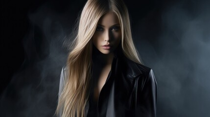 Fototapeta premium Woman in dark blonde