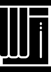 window icon. vector glyph icon for your website, mobile, presentation, and logo design.