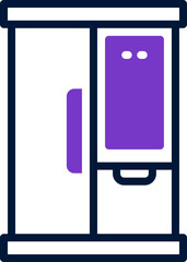 wardrobe icon. vector dual tone icon for your website, mobile, presentation, and logo design.