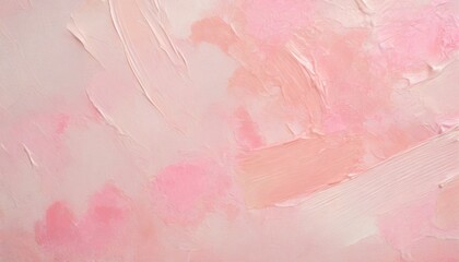 art oil and acrylic smear blot canvas painting wall abstract texture pink pastel color stain brushstroke texture background