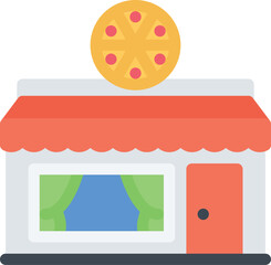 design vector image icons pizzeria