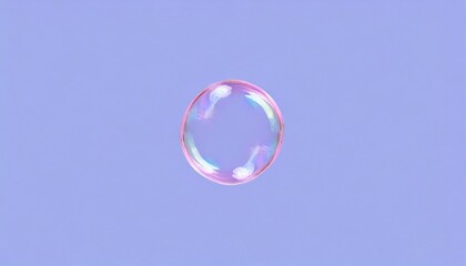 soap bubble on background