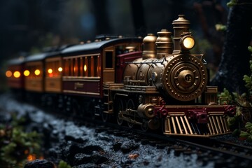 Christmas Train Sets - Generative AI
