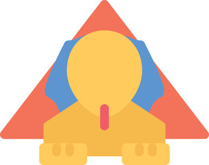 design vector image icons pyramid of cheops