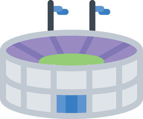 design vector image icons stadium