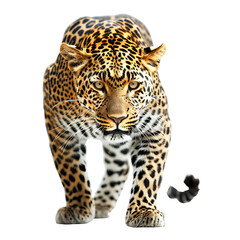 Leopard on transparent background PNG