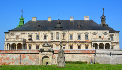 Obraz premium Podgoretsky Castle is a well-preserved Renaissance palace surrounded by fortifications. The castle is located in the east of Lviv oblast in Podgortsy village