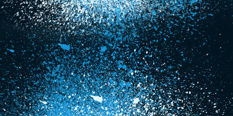Lite blue Black aquarelle painted galaxy view splatter splashes spit on wall.wall background watercolor on water ink splash paint,backdrop surface.spray paint vivid textured.
 - obrazy, fototapety, plakaty