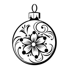 Elegant Christmas Ornament Vector Design