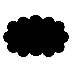 cloud glyph icon