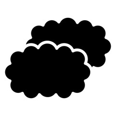 cloud glyph icon