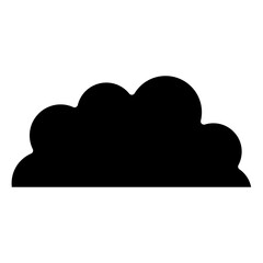 cloud glyph icon