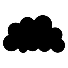 cloud glyph icon