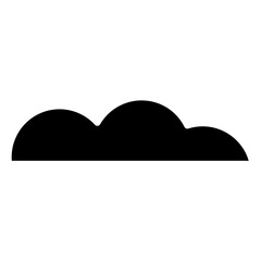 cloud glyph icon