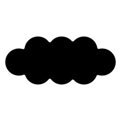 cloud glyph icon