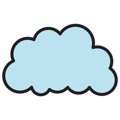 cloud color icon