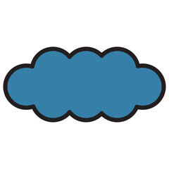 cloud color icon