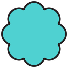 cloud color icon