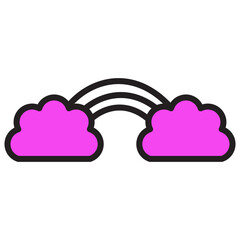 cloud color icon