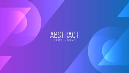 Abstract modern background gradient colors. blue and purple gradient with geometric layers. - obrazy, fototapety, plakaty