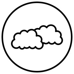 cloud line icon 2