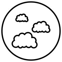 cloud line icon 2