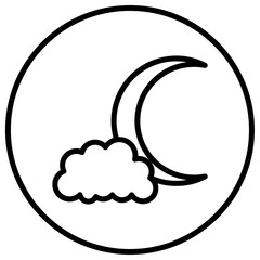 cloud line icon 2