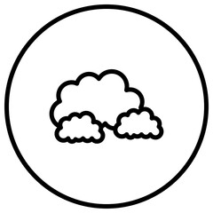 cloud line icon 2