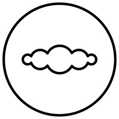 cloud line icon 2