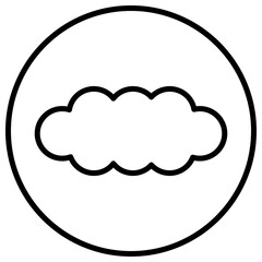 cloud line icon 2