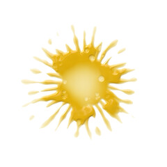 splat - yellow
