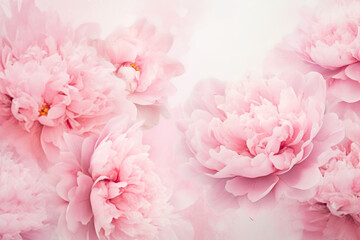 Glossy Pink Peonies: Graceful Close-Up