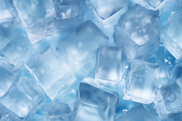 Chilled Ice Formation Backdrop