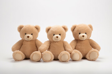 Set of 3 Delightful Teddy Bears