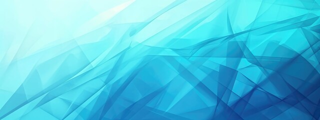 Geometric Crystal Blue Ice Background