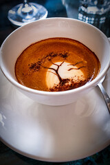 African Baobab Sunset Latte Art in Cappuccino - Coffee Bliss