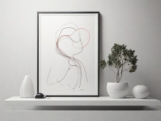 Emotional Contour: Single Line Art in Minimalism