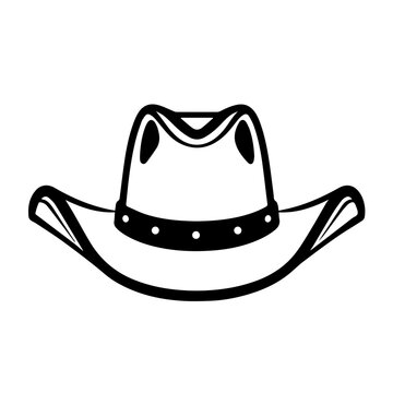 Classic Cowboy Hat Western Vector Design