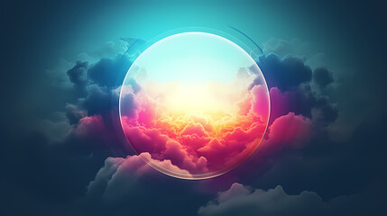 Technology abstract graphic poster web page PPT background, abstract background